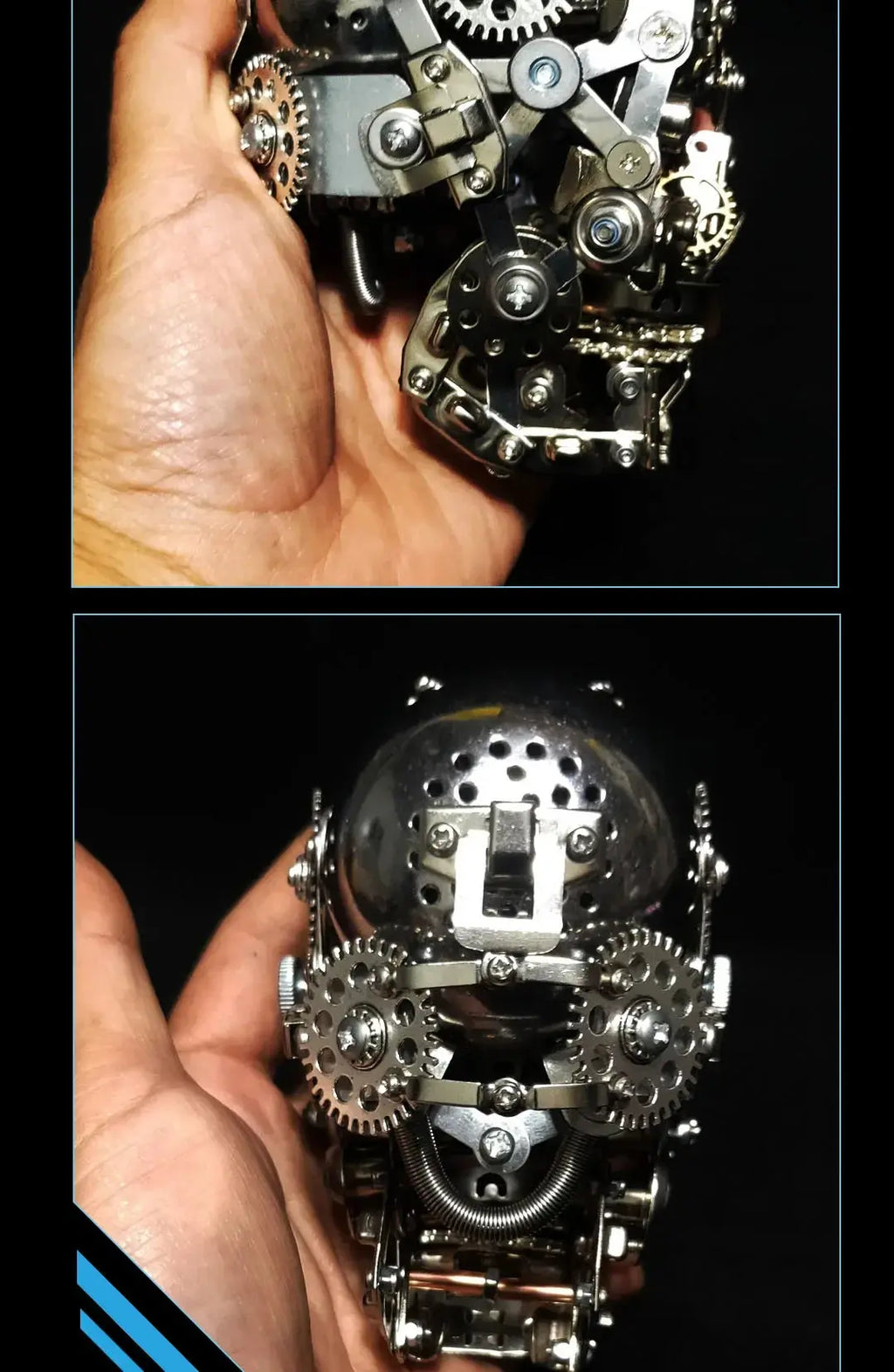 200 Pcs+ Metal Assembly Skull Model 3d Puzzle Metal Assembly Models Difficult Mechanical Toys Precision DIY Kit Model to assemble