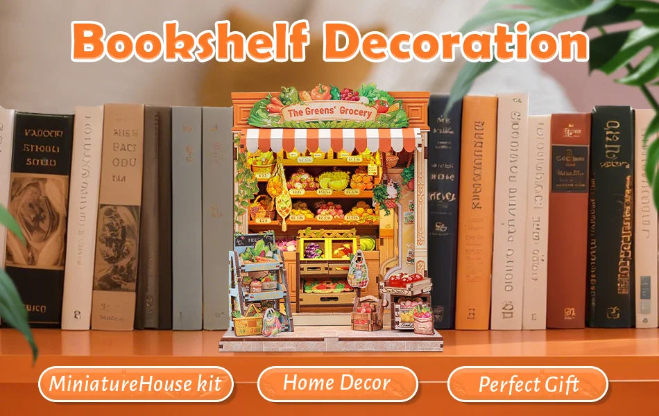 Japan Style Book Nook - Model to assemble