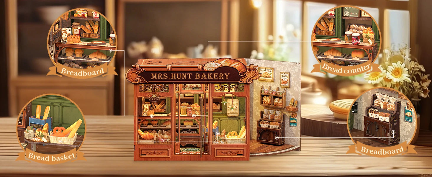 Japan Style Book Nook - Model to assemble