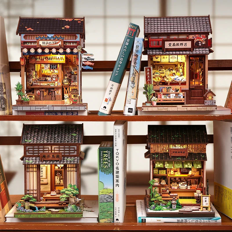 Japan Style Book Nook - Model to assemble
