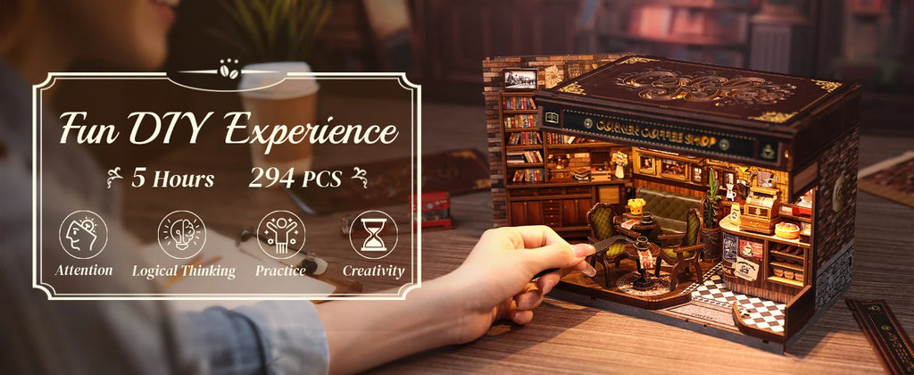 Japan Style Book Nook - Model to assemble