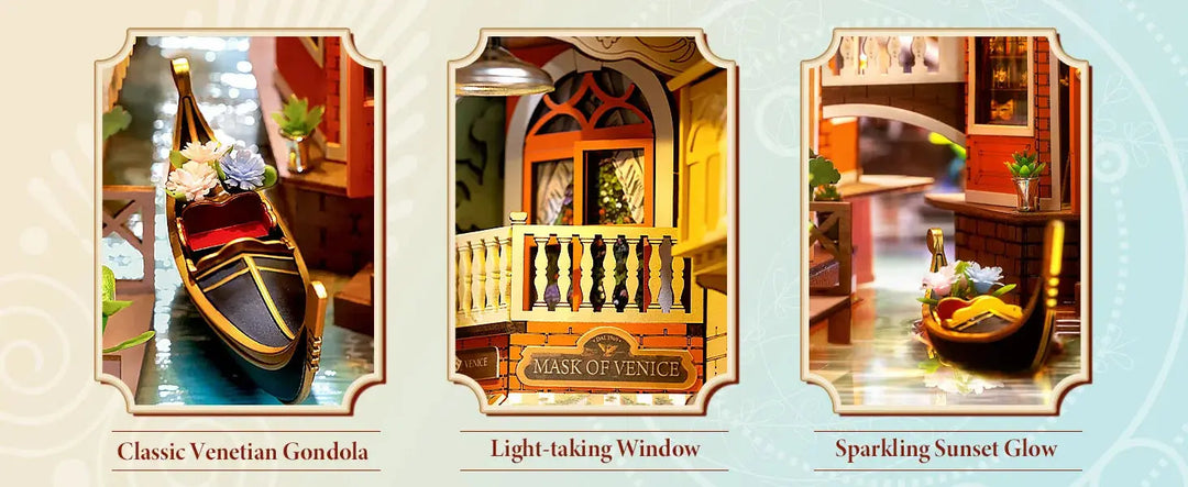 Doll House for Bookshelf - Model to assemble