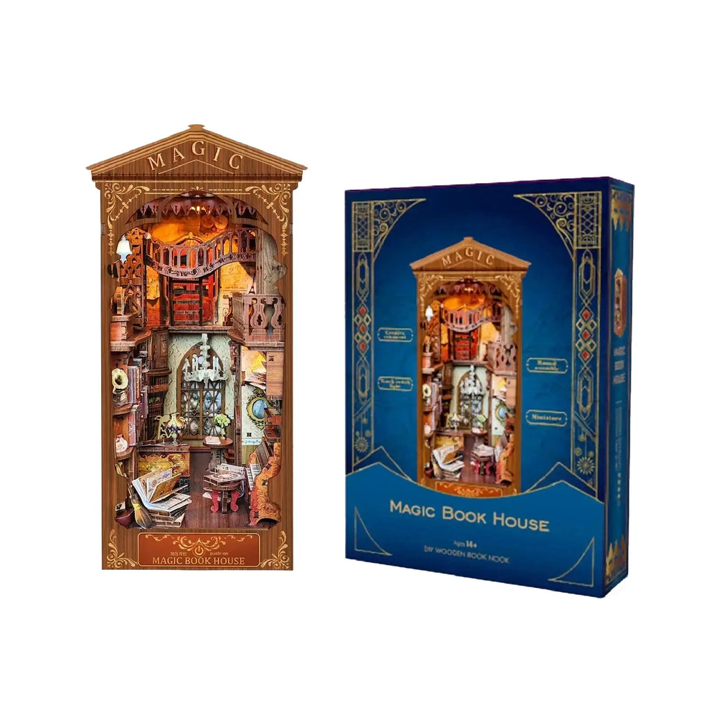 Magic Night Alley with LED lights - Model to assemble