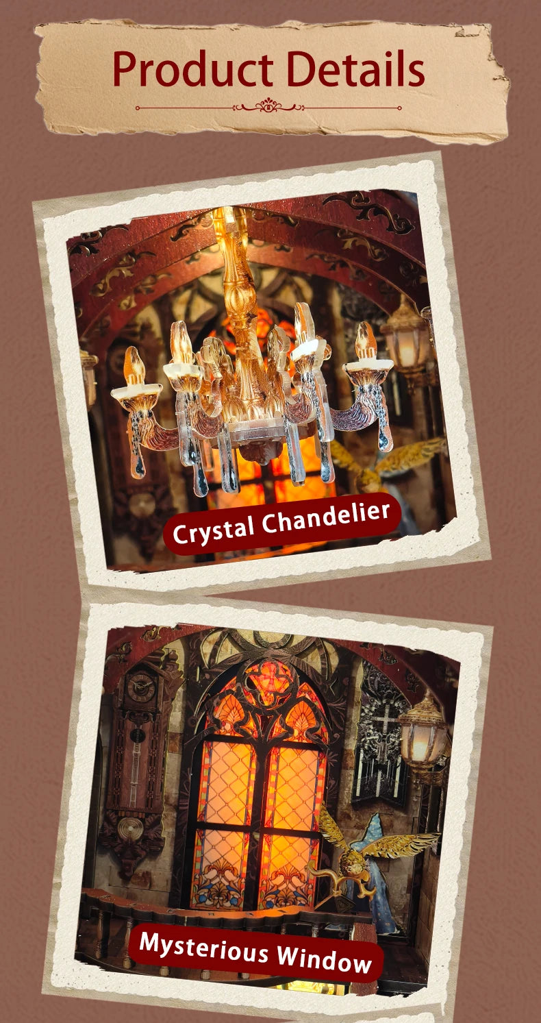 Magic Academy Figurines Miniatures Bookend - Model to assemble