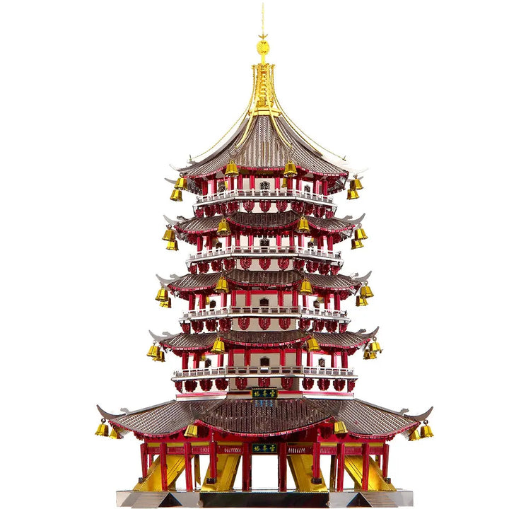 Chinese Buildings Metal Model to assemble