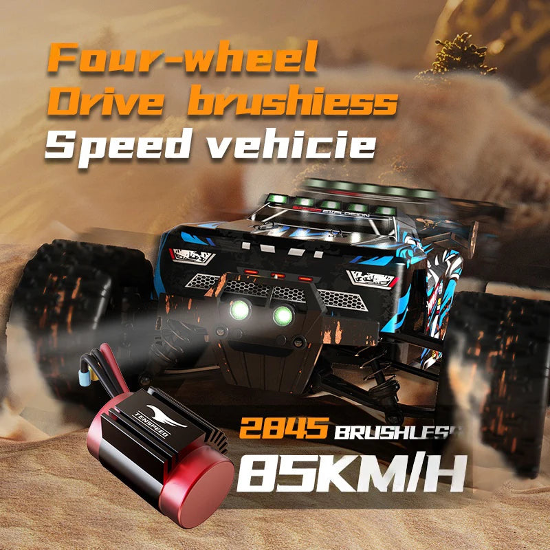 SG116 9522PRO 85KM/H High Speed RC Car Brushless 4WD Off-Road Drift Remote Control Car 1:16 Professional Racing Cars vs SG116MAX Model to assemble