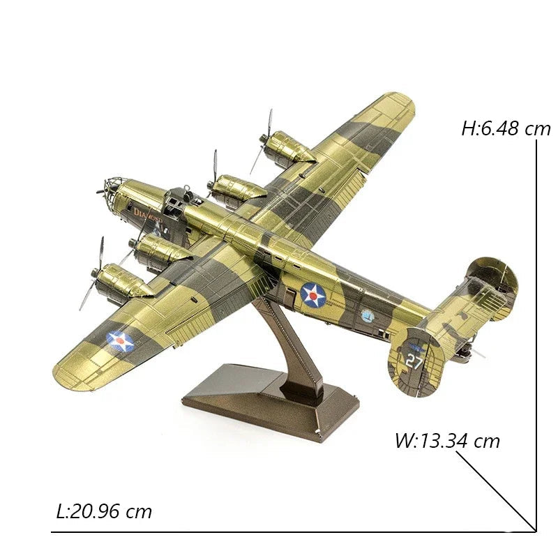 3D Metal Puzzle UFO DIY Handmade Space Exploration Spacecraft Assembly Model Jigsaw Puzzle Toys For Adult Kids Model to assemble