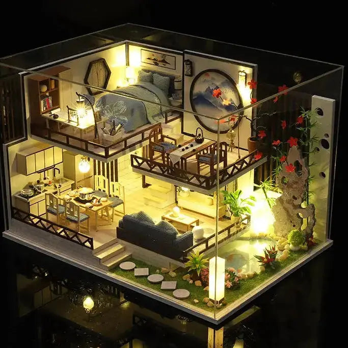 Wooden Miniature House - Model to assemble