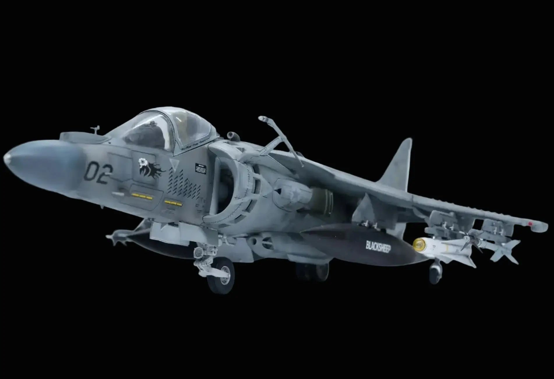 AV-8B Harrier II Plus Attack Aircraft Model Kit 1/48 Scale – USMC Military Jet DIY Assembly - Model to assemble