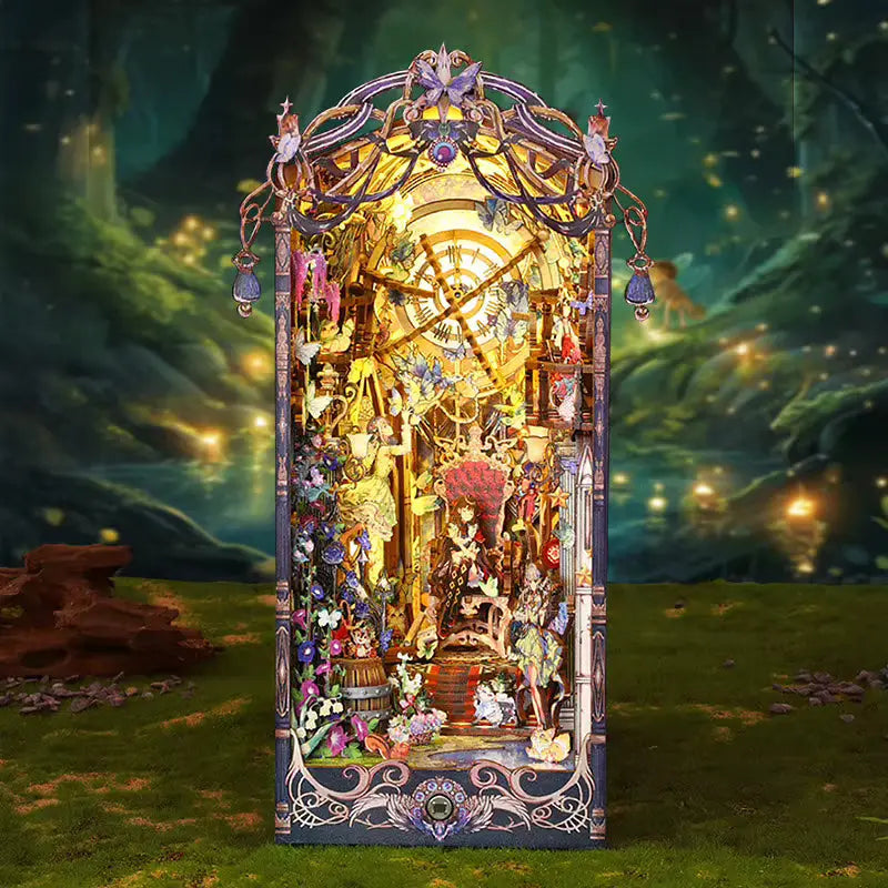 Fairy Garden Sanctuary DIY Book Nook Kit Model to assemble