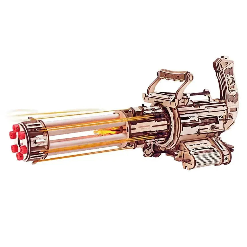 Machine Gun Wooden Model Kit