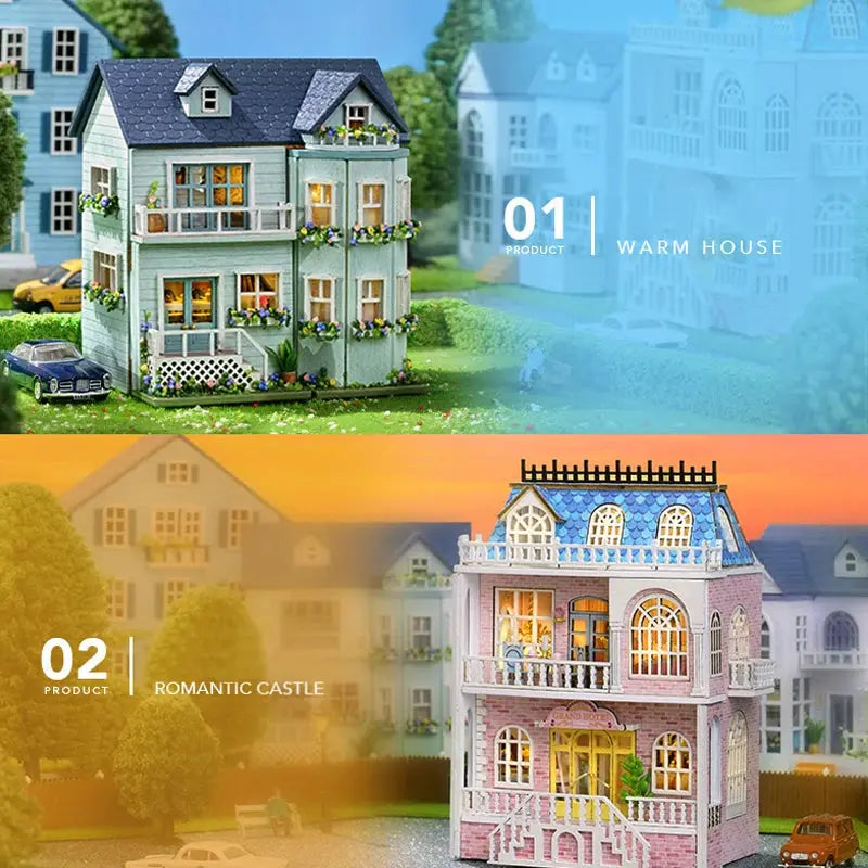 Magnificent Architectural miniature house - Model to assemble