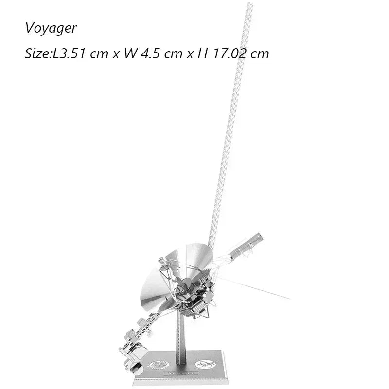 3D Metal Puzzle UFO DIY Handmade Space Exploration Spacecraft Assembly Model Jigsaw Puzzle Toys For Adult Kids Model to assemble