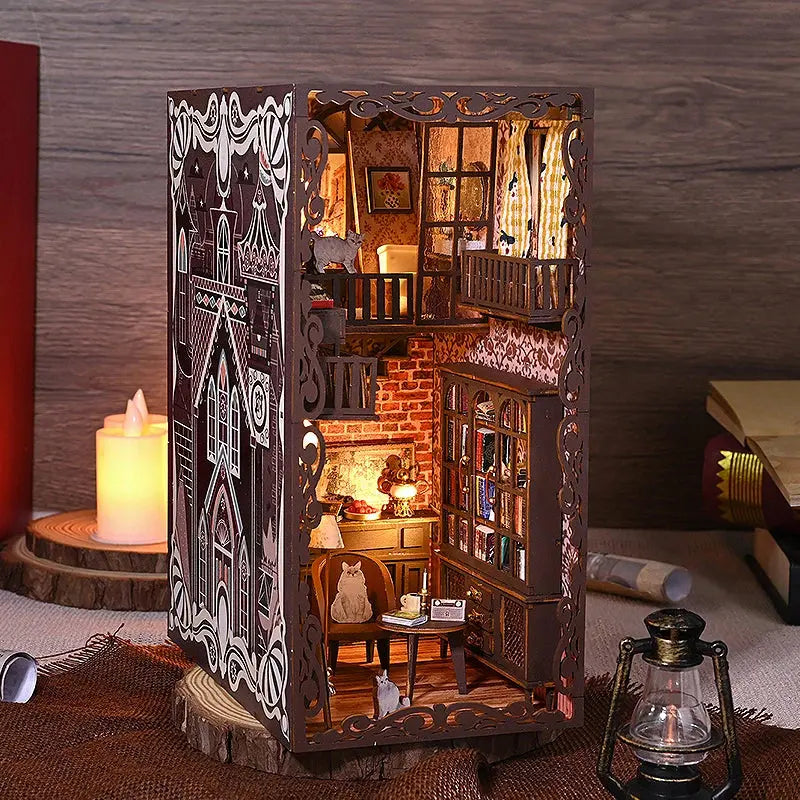 DIY bookend Kits With LED Light - Model to assemble