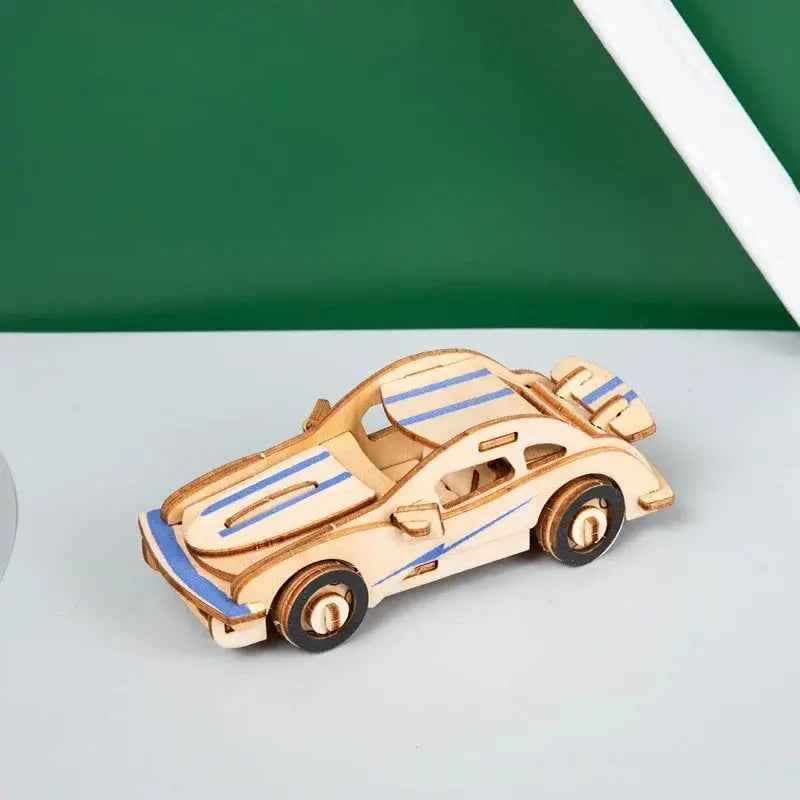 3D Jigsaw Puzzle Wooden Vehicle Kits - Model to assemble