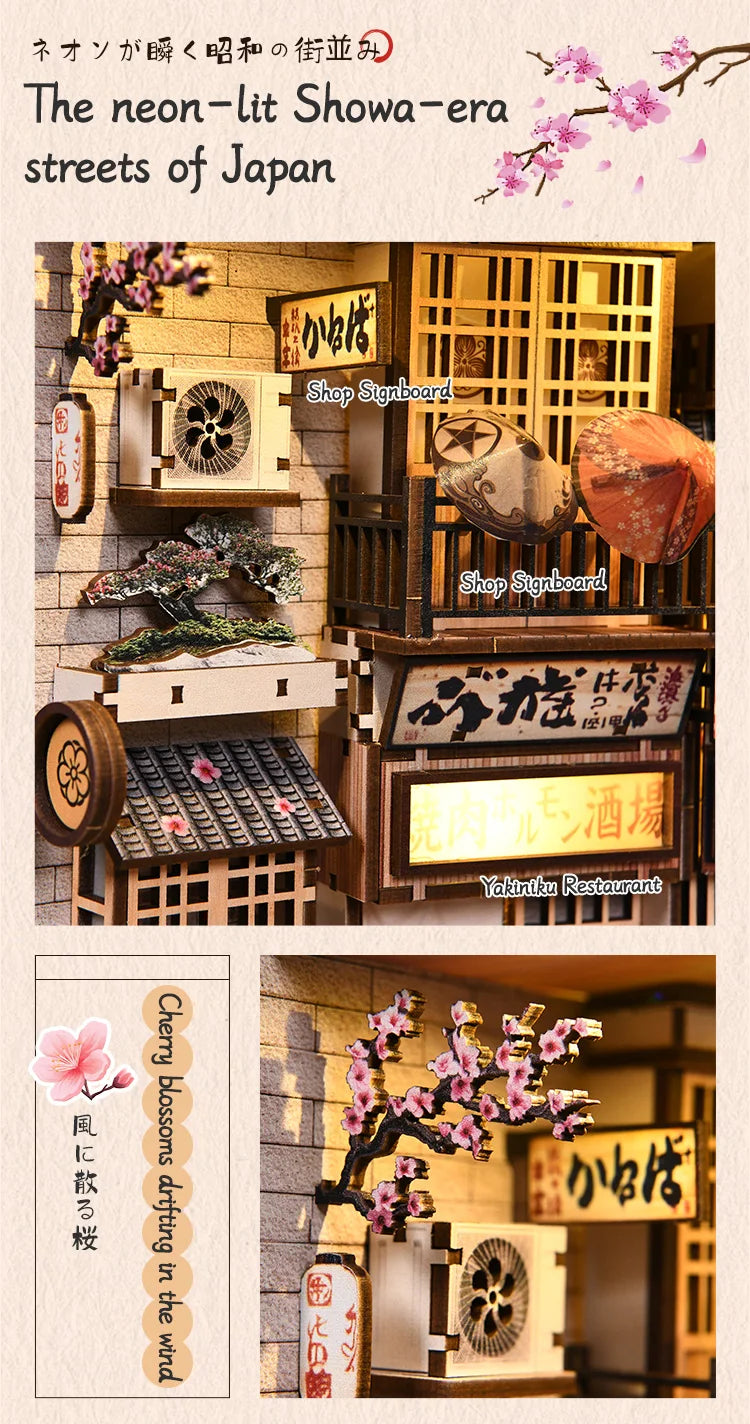 Cat's Alley DIY Miniature House - Model to assemble