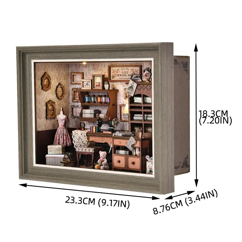 Werewolf Hunting Dollhouse with Light - Model to assemble