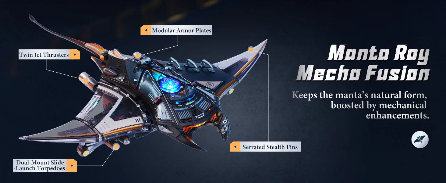 Manta Ray Mechanical - Model to assemble