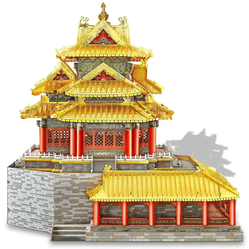 Chinese Buildings Metal Model to assemble
