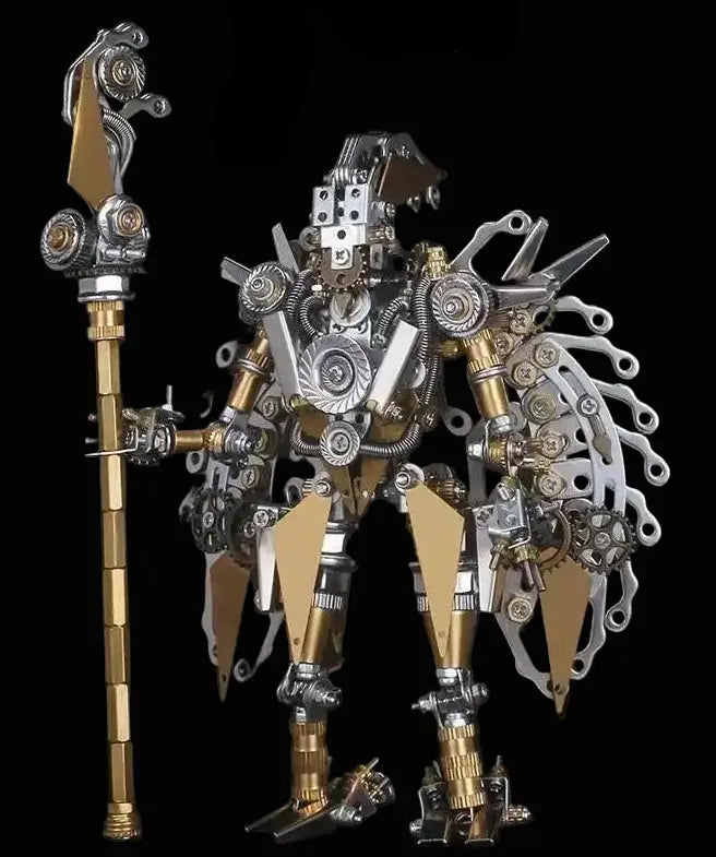Guan Yu Metal Model Kit – 3D Mechanical Warrior Puzzle DIY Assembly Toy & Desk Ornament - Model to assemble