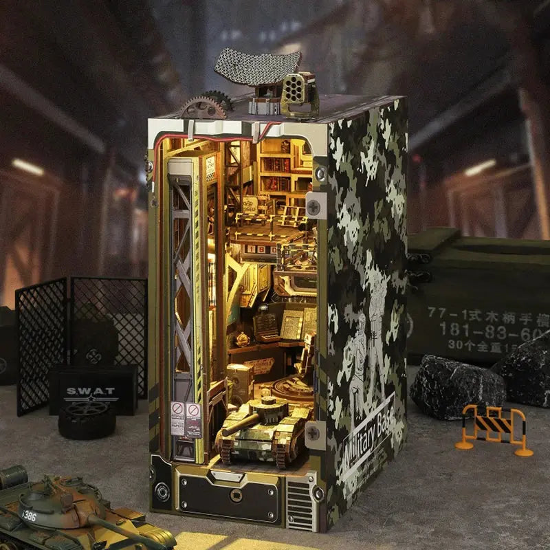 Military Base Bookend - Model to assemble
