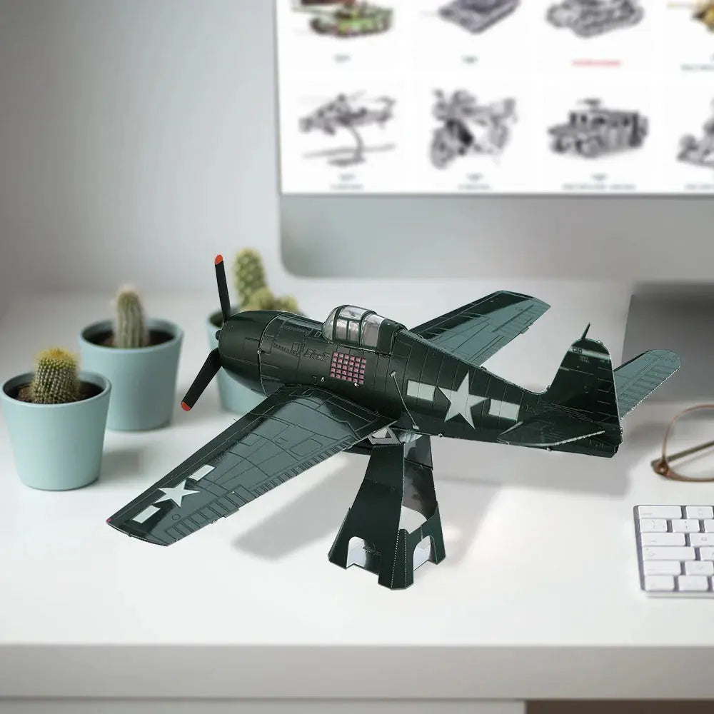 Airplane 3D Metal Puzzle DIY - Model to assemble