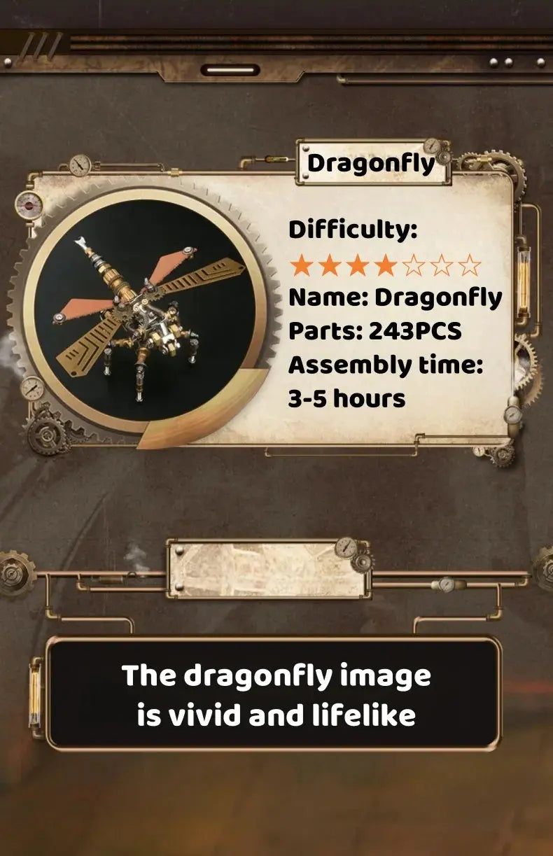 Metal insect Model to assemble