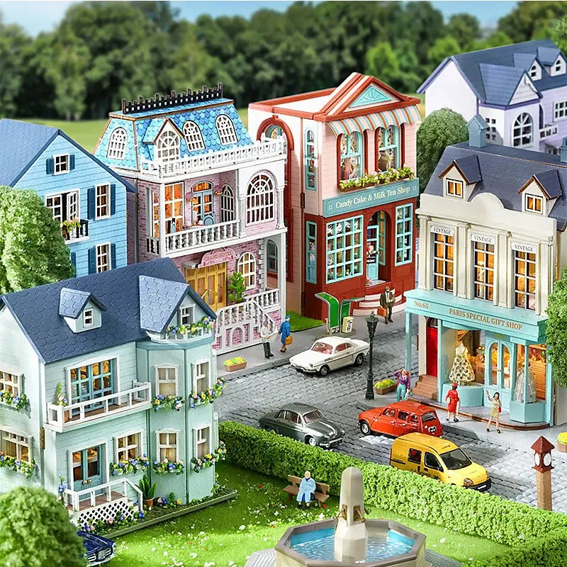 Magnificent Architectural miniature house - Model to assemble