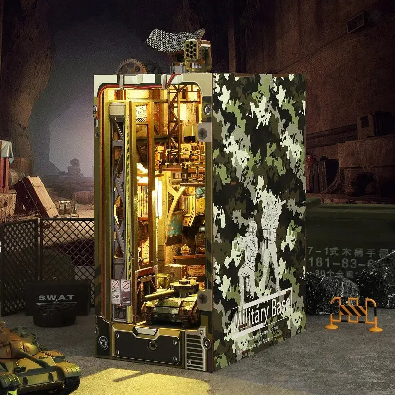 Military Base Bookend - Model to assemble