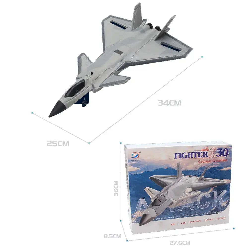 SU-35 RC Fighter Jet Foam Glider – 2.4G Remote Control Fixed Wing Airplane for Kids & Hobbyists - Model to assemble