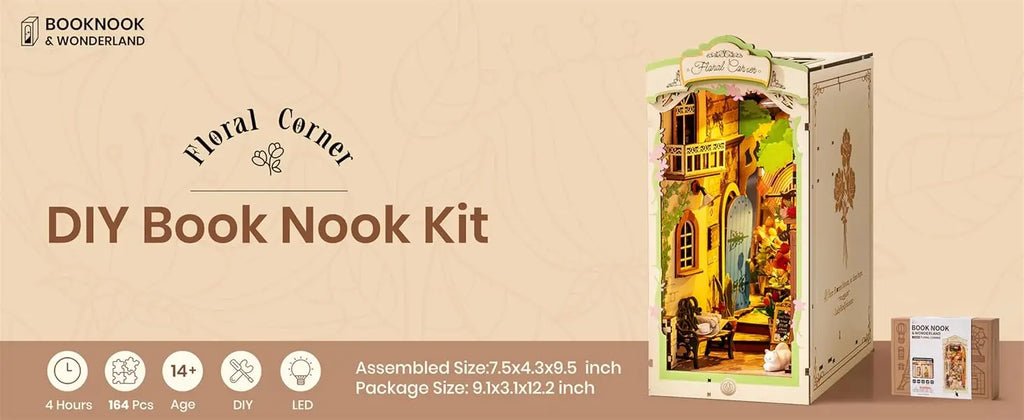 Doll House for Bookshelf - Model to assemble