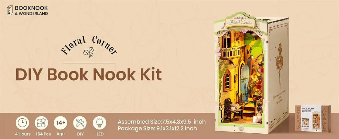 Doll House for Bookshelf - Model to assemble