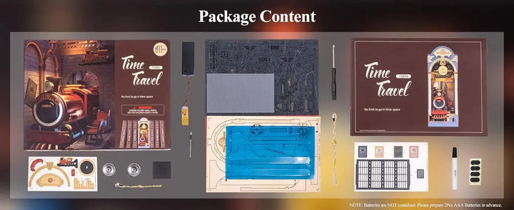 Doll House for Bookshelf - Model to assemble