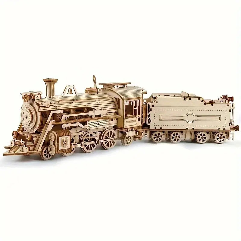 Locomotive Wooden Model Kit Model to assemble
