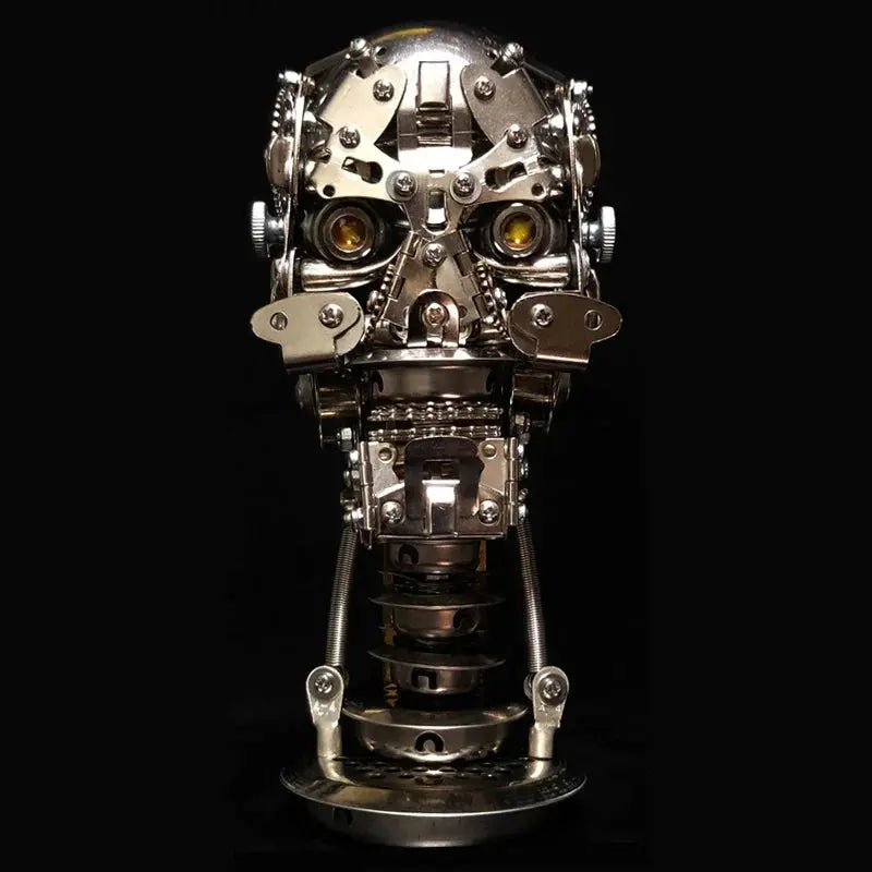 200 Pcs+ Metal Assembly Skull Model 3d Puzzle Metal Assembly Models Difficult Mechanical Toys Precision DIY Kit Model to assemble