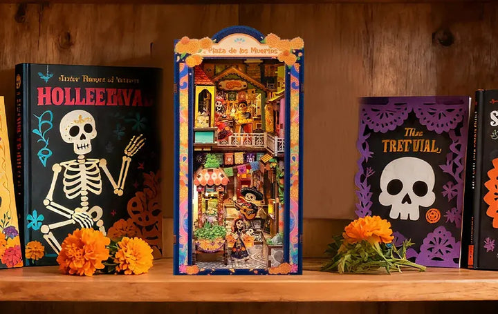 Plaza de los Muertos book nook - Model to assemble