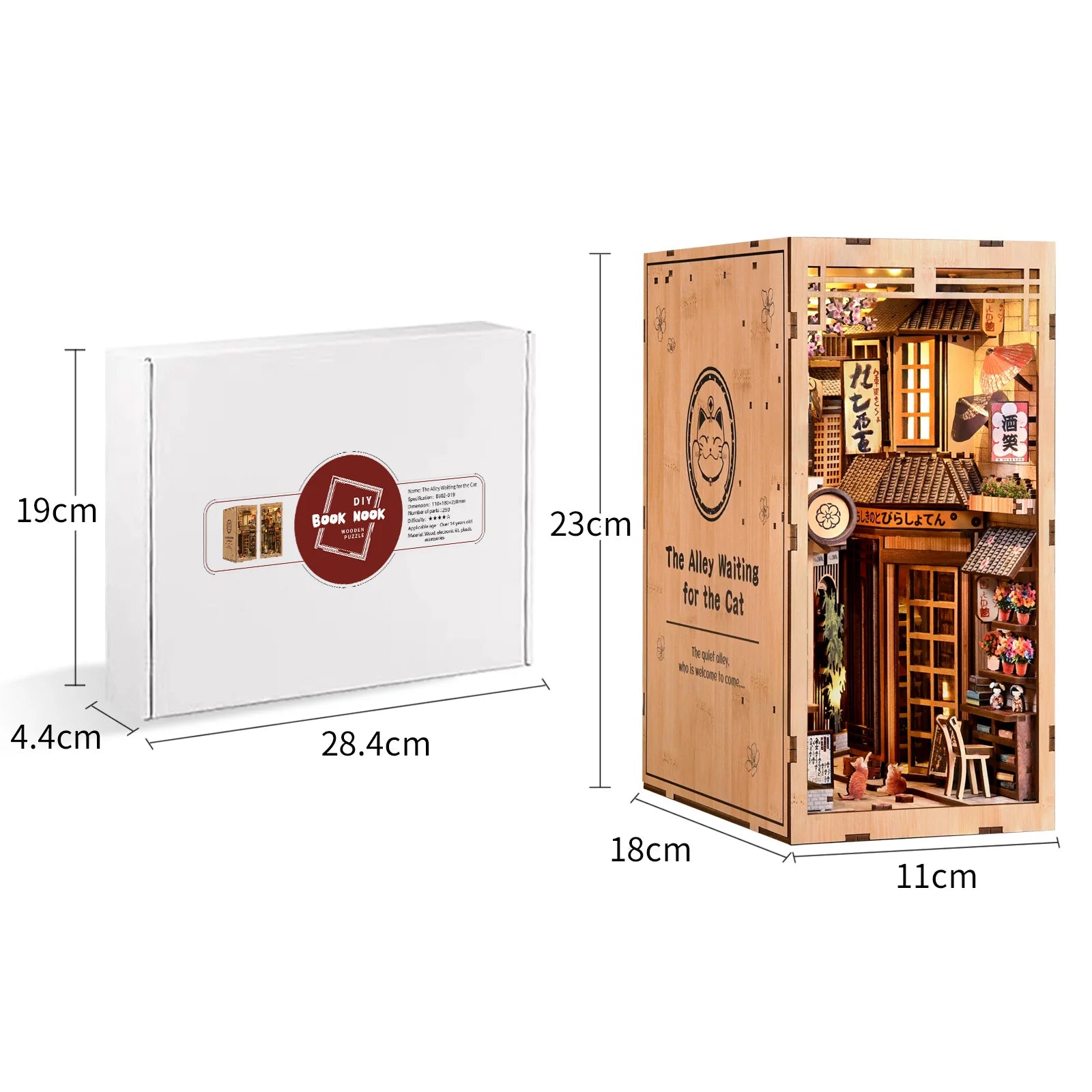 Cat's Alley DIY Miniature House - Model to assemble