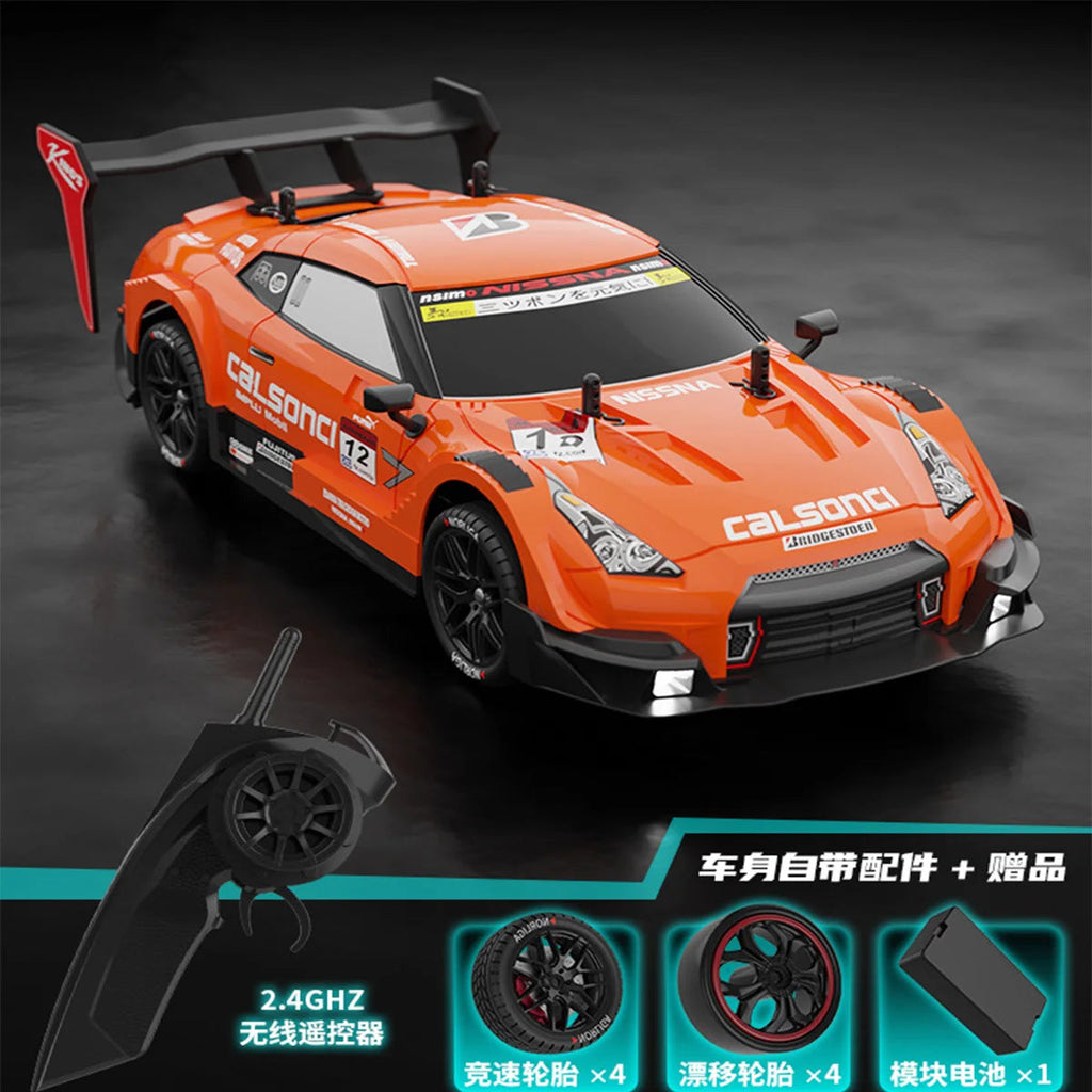 GTR 2.4G Drift Racing Car 4WD Off-Road,Remote Control Vehicle Electronic Hobby Toys For Kids RC Car Model to assemble