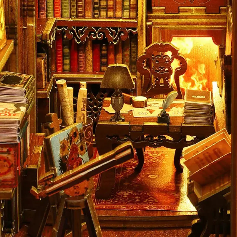 DIY bookend Kits With LED Light - Model to assemble