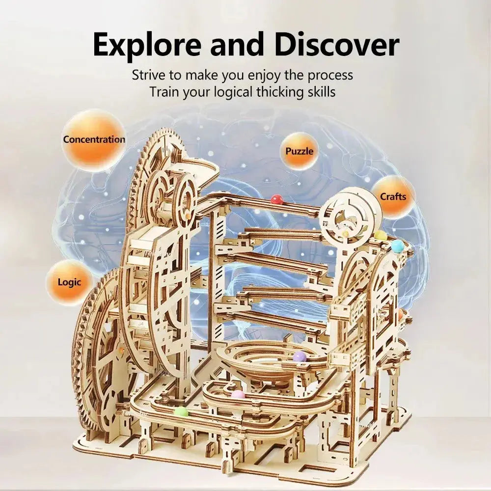 Marble Run Set DIY Assemble Building Model - Model to assemble