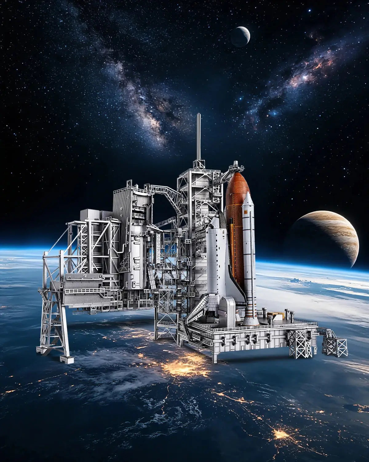 LC-39 Launch Pad 3D Metal Puzzle Kit – Advanced DIY Building Model for Adults Model to assemble