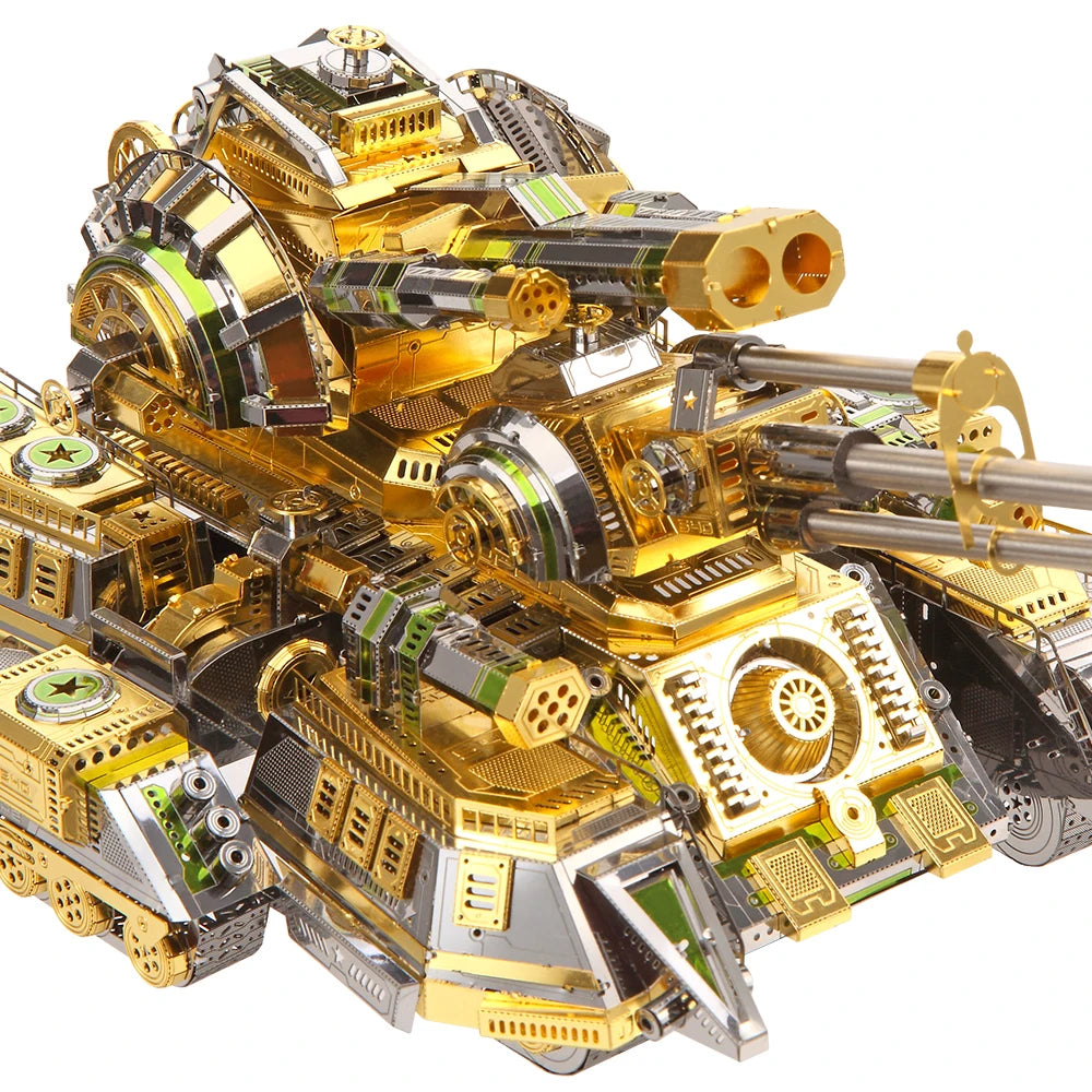 Piececool 3D Metal Puzzle Skynet Spider Superheavy Tank Model Building Kits Assembly DIY Toy for Teens Model to assemble