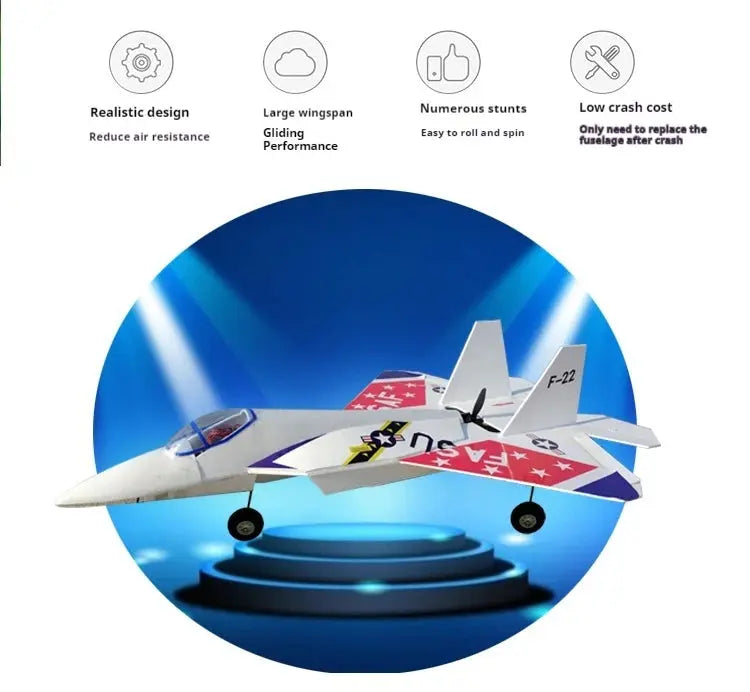 Remote-Controlled RC Fixed Wing Model Airplane Su-7 Super Large Fighter DIY Assembled Toy for Hobbyists And Collectors - Model to assemble