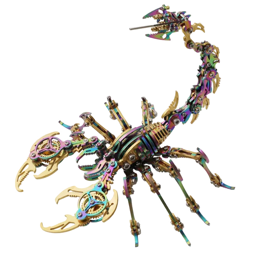 3D Metal Puzzle for Adults, Mechanical Scorpion Insect Model Kit, DIY Metal Building Puzzle Set, Assembly Toy Gift for Men Boys Model to assemble