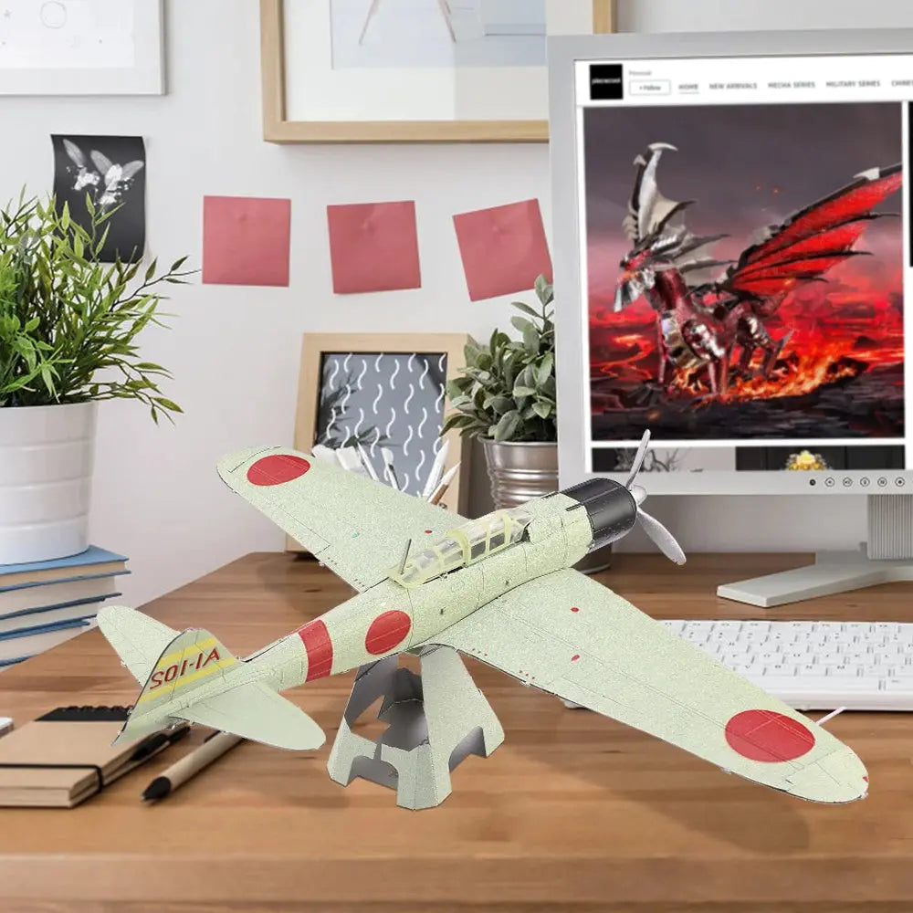 Airplane 3D Metal Puzzle DIY - Model to assemble