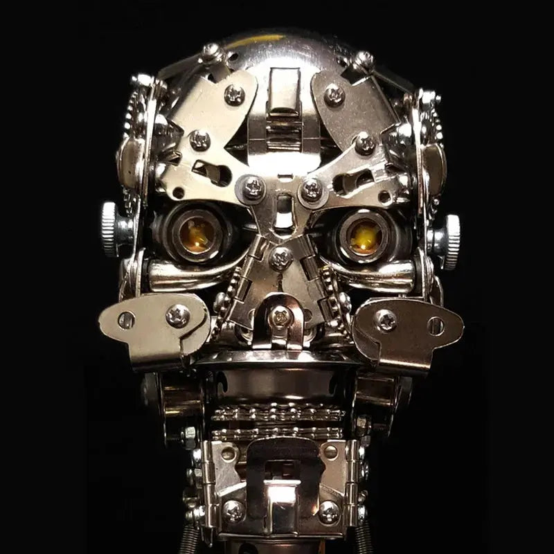 200 Pcs+ Metal Assembly Skull Model 3d Puzzle Metal Assembly Models Difficult Mechanical Toys Precision DIY Kit Model to assemble