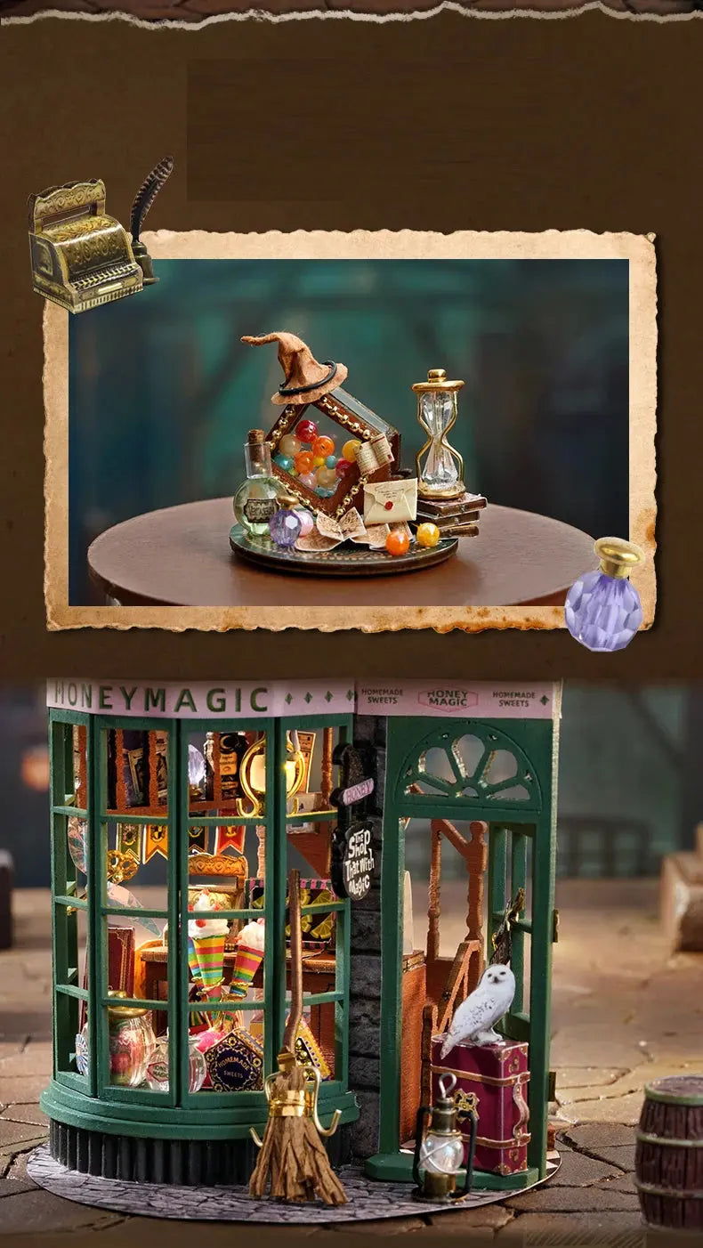 Mini doll house room models - Model to assemble