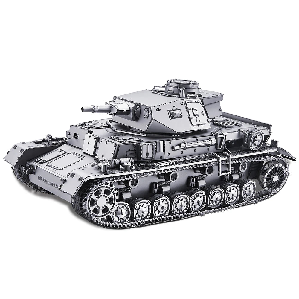 Piececool 3D Metal Puzzle T-34/76 Medium Tank Diy Jigsaw Toy for Adult Brain Teaser Assembly Model for Collection Model to assemble