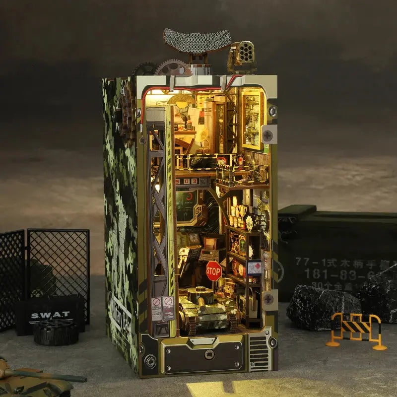 Military Base Bookend - Model to assemble
