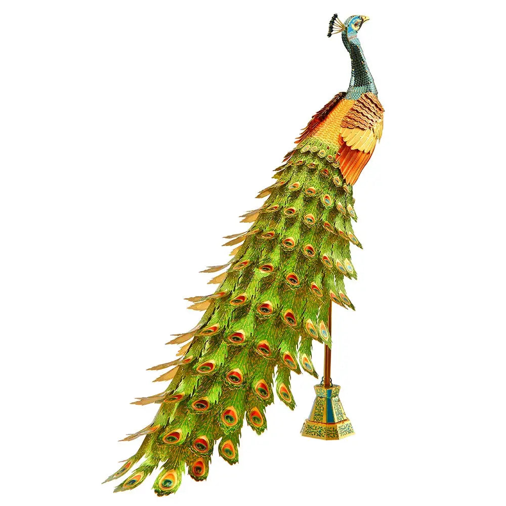Colorful Peacock 3D Metal Model Kit